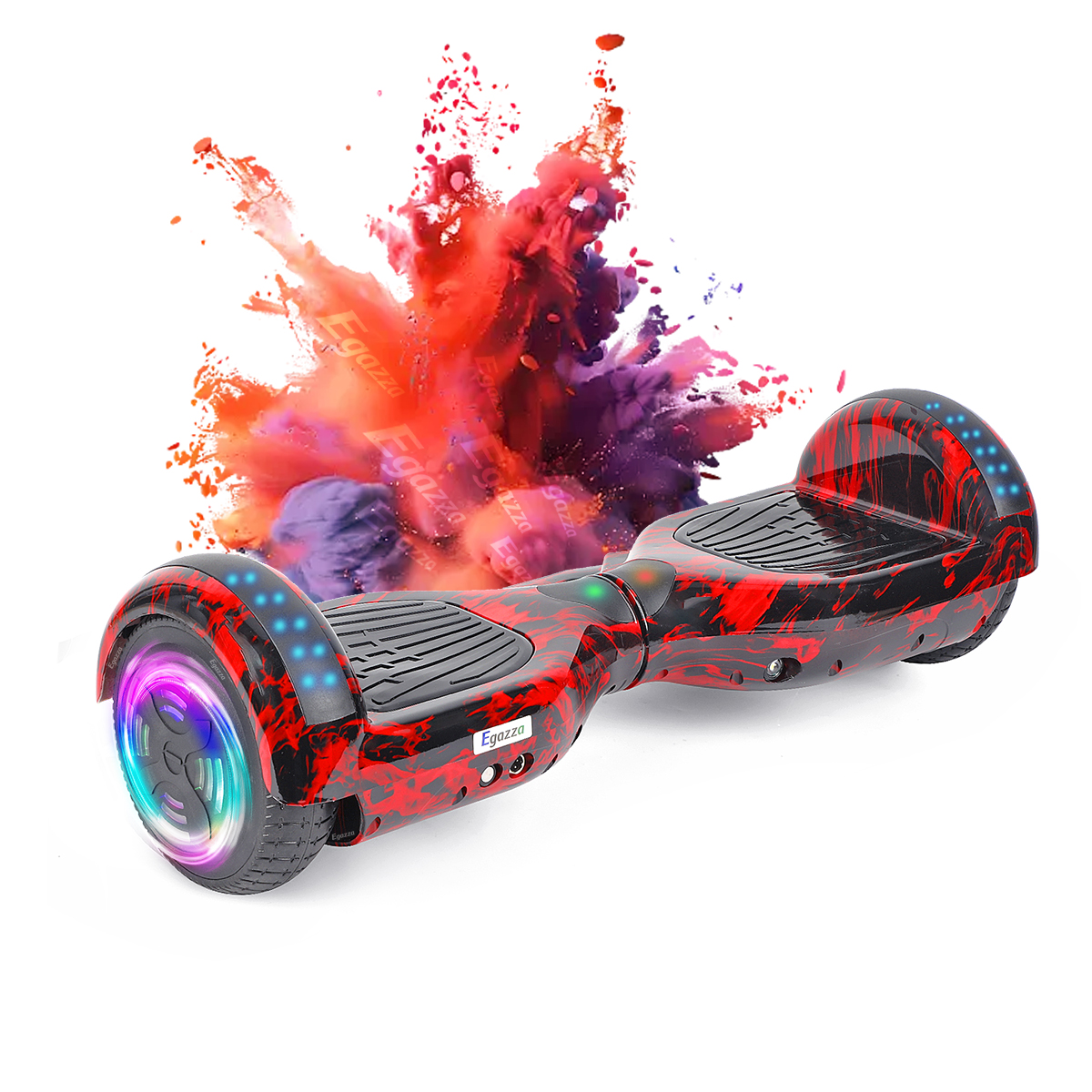 Antech K5 Bluetooth Hoverboard with Red Flame Pattern – OBIKE
