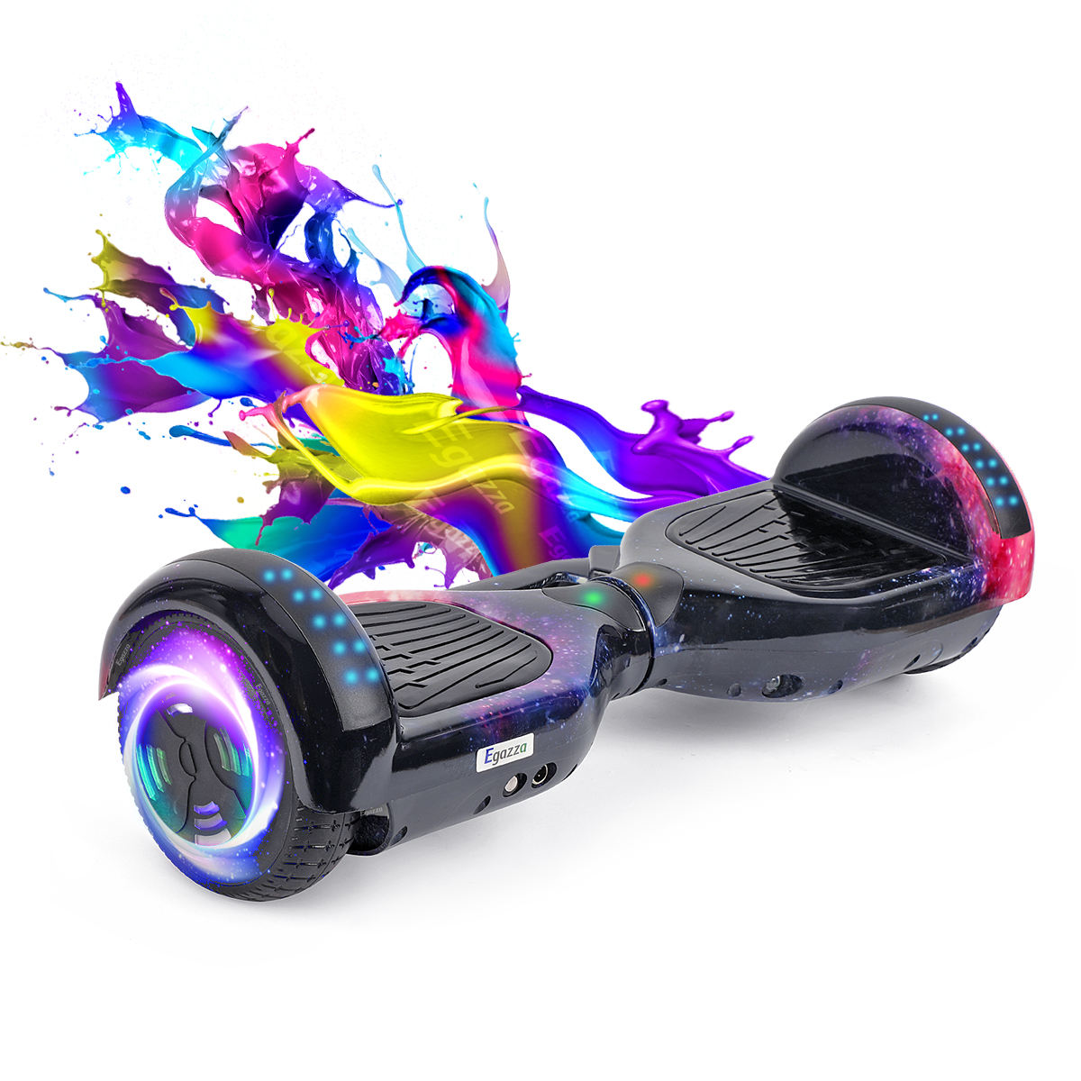 Antech K5 Hoverboard with Three-Color Star Pattern